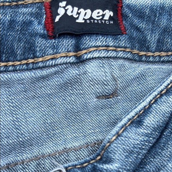 Silver Jeans Women’s Boyfriend Distressed Straight Leg Sz 14 - Picture 6 of 12